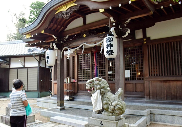 旧多聞村内で唯一の神社「多聞六神社」＝神戸市垂水区本多聞１