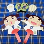 イベントなどで配布されるうちわやメモ帳