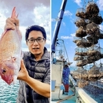 （左）海峡の潮流が育む「明石鯛」（右）播磨灘で生産量が増えるカキ