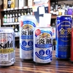２０２６年に税率が一本化されるビール系飲料＝神戸市東灘区御影本町２、三好商店