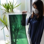化学品メーカーのＭＯＲＥＳＣＯ（モレスコ）が開発する有機薄膜太陽電池＝神戸市中央区港島南町５