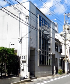 山口組から離脱する動きを見せている山健組の本部事務所＝２７日午後、神戸市中央区花隈町