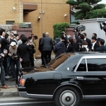 神戸山口組の直系組長らの出入りがあった定例会会場＝７日午前１０時４６分、神戸市西区玉津町上池