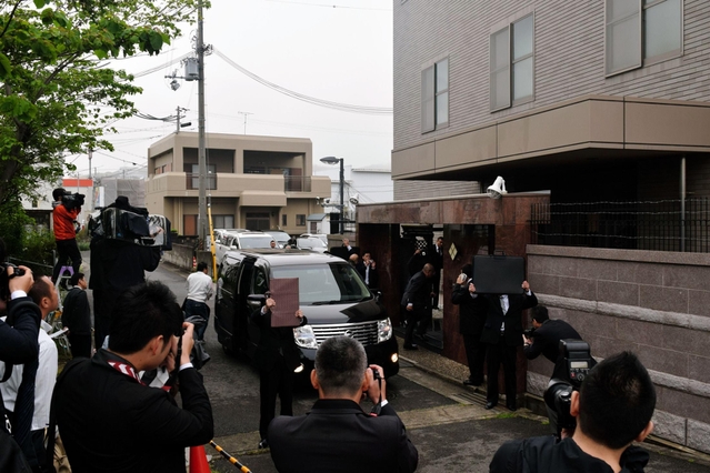 神戸山口組の関係者が出入りした俠友会事務所＝１０日午前、淡路市志筑