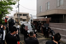 神戸山口組の関係者が出入りした俠友会事務所＝１０日午前、淡路市志筑