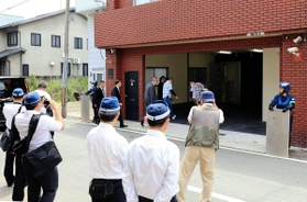 使用差し止めの仮処分請求が出された任俠山口組の本拠地事務所＝２０１７年６月、尼崎市戸ノ内町