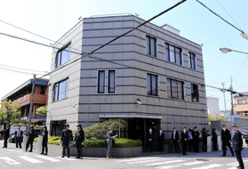 古川組の組事務所＝尼崎市東難波町（２０１７年撮影）